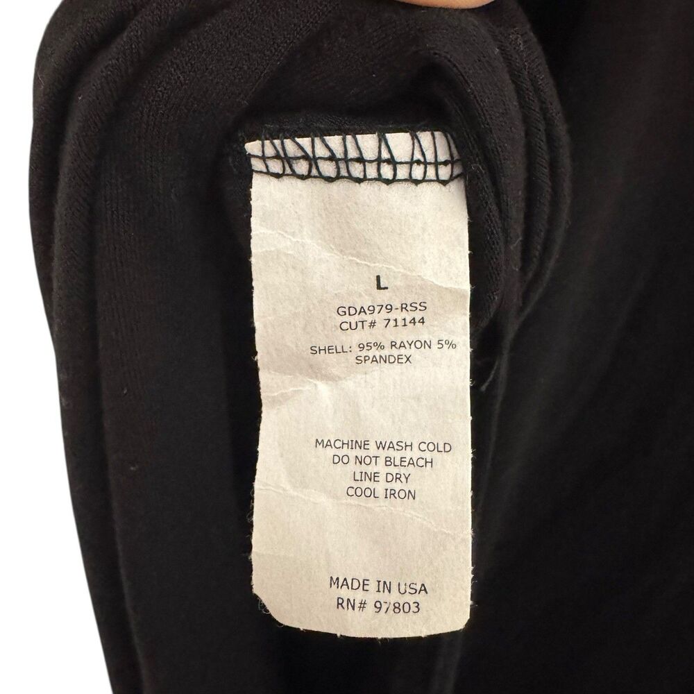 Green Envelope Los Angeles Black Maxi Dress Size L‎ Gold Hardware Resortcore EUC - Picture 5 of 6